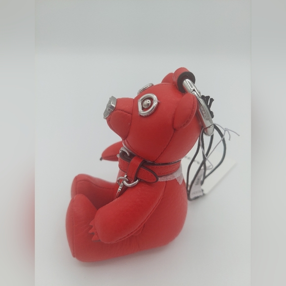 Coach collectible red bear key charm - Picture 4 of 5